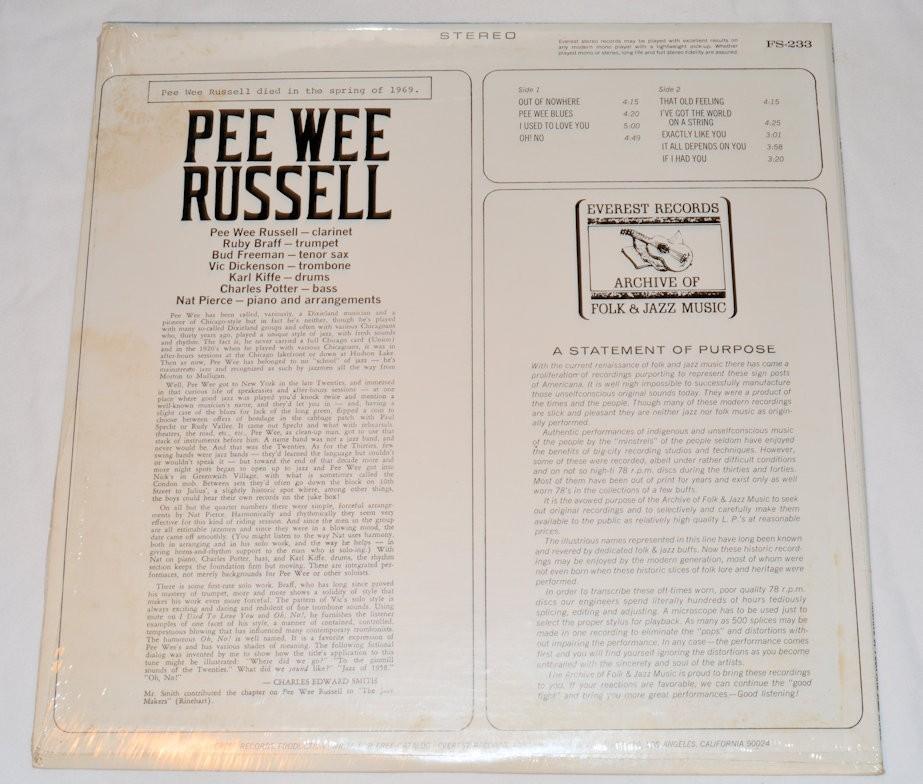 Russell, Pee Wee - Archive
