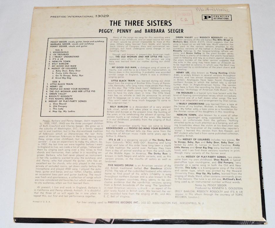 Seeger, Peggy - Three Sisters