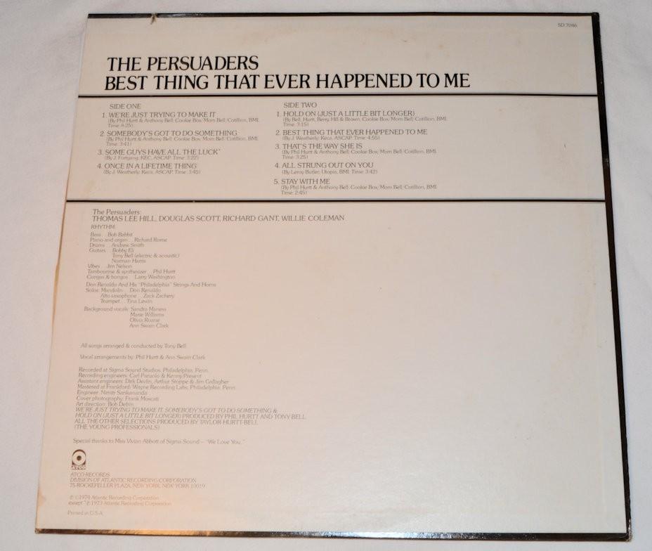 Persuaders - Best Thing That Ever Happened