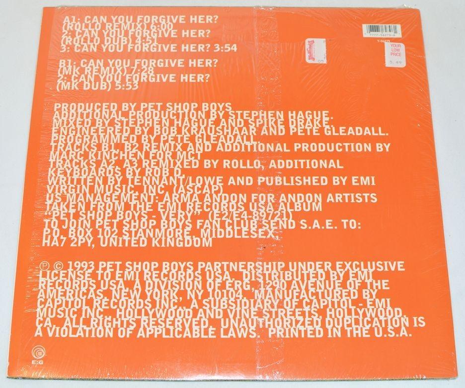 Pet Shop Boys - Can You Forgive Her