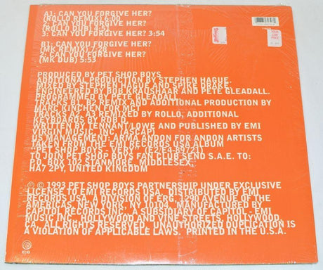 Pet Shop Boys - Can You Forgive Her