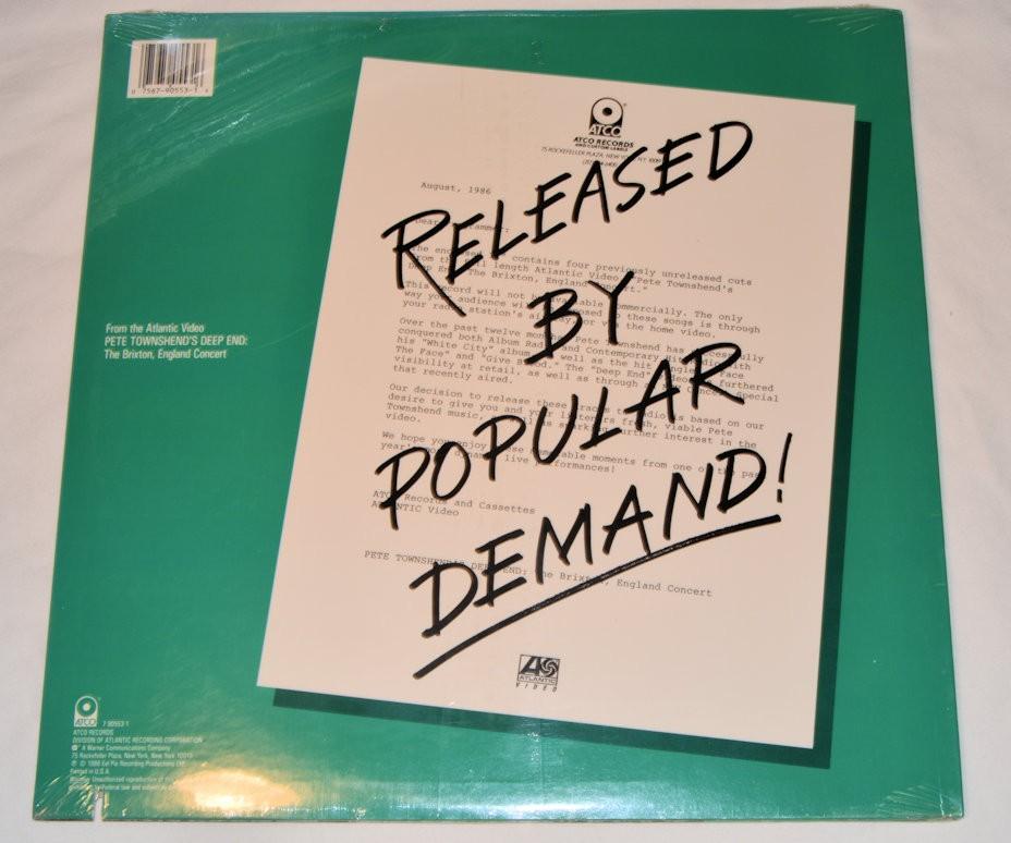 Townshend, Pete - Deep End Live