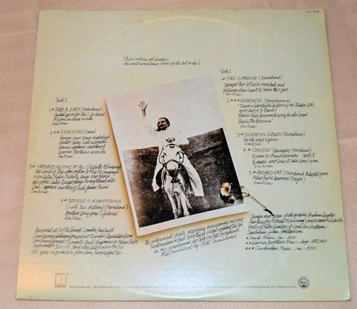 Townshend, Pete - Who Came First
