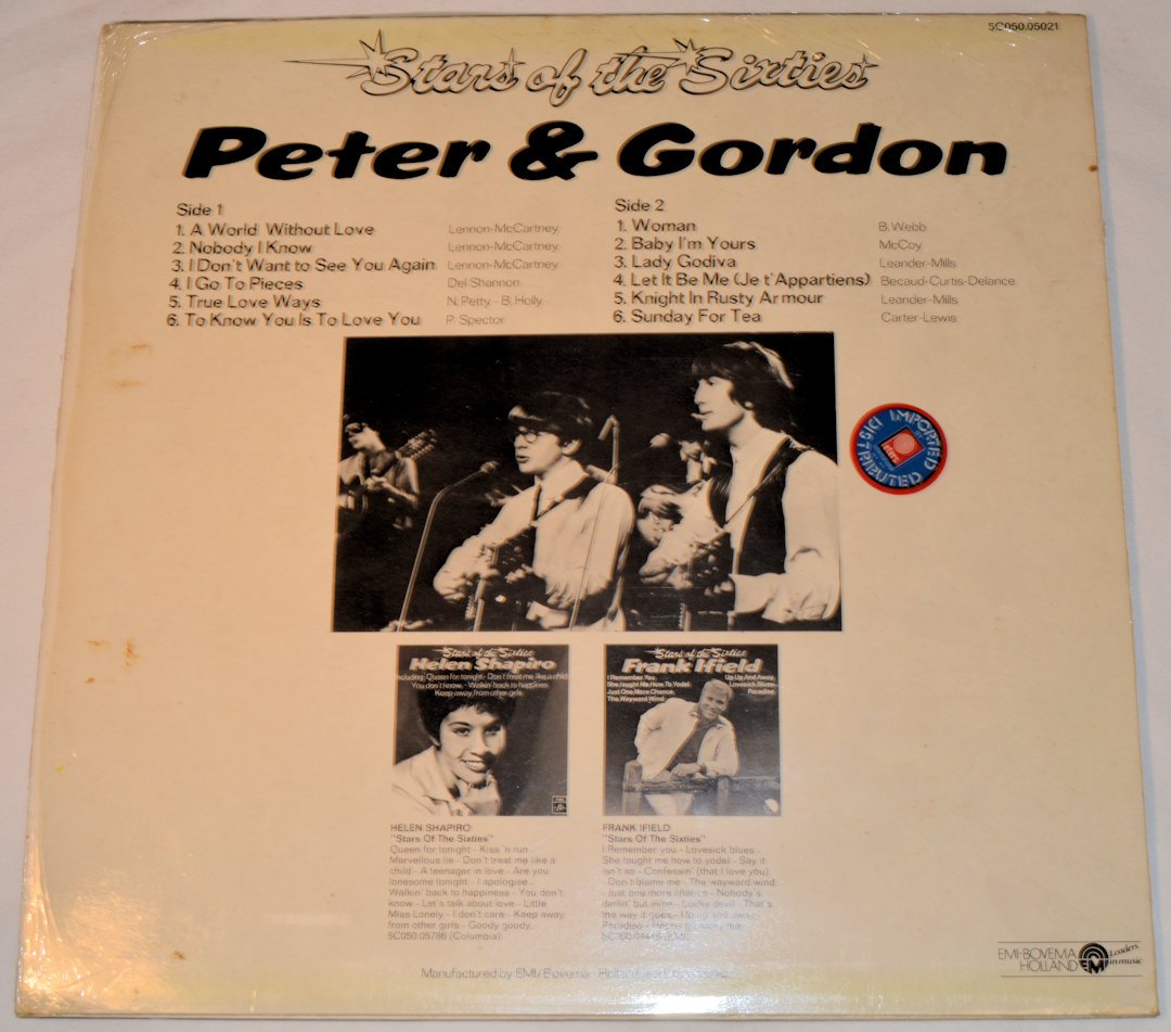 Peter & Gordon - Stars Of The Sixties