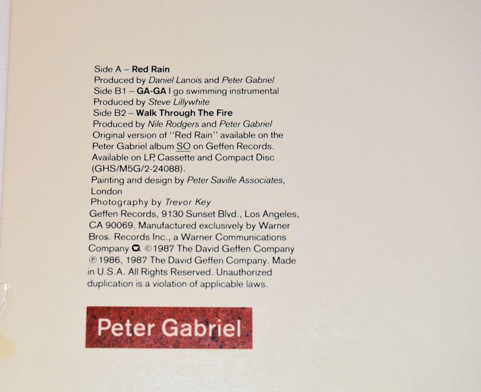 Gabriel, Peter - Red Rain