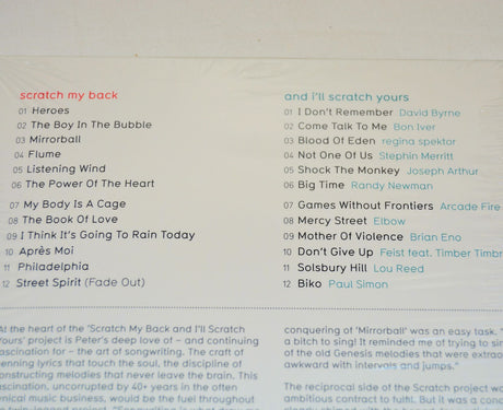 Gabriel, Peter - Scratch My Back
