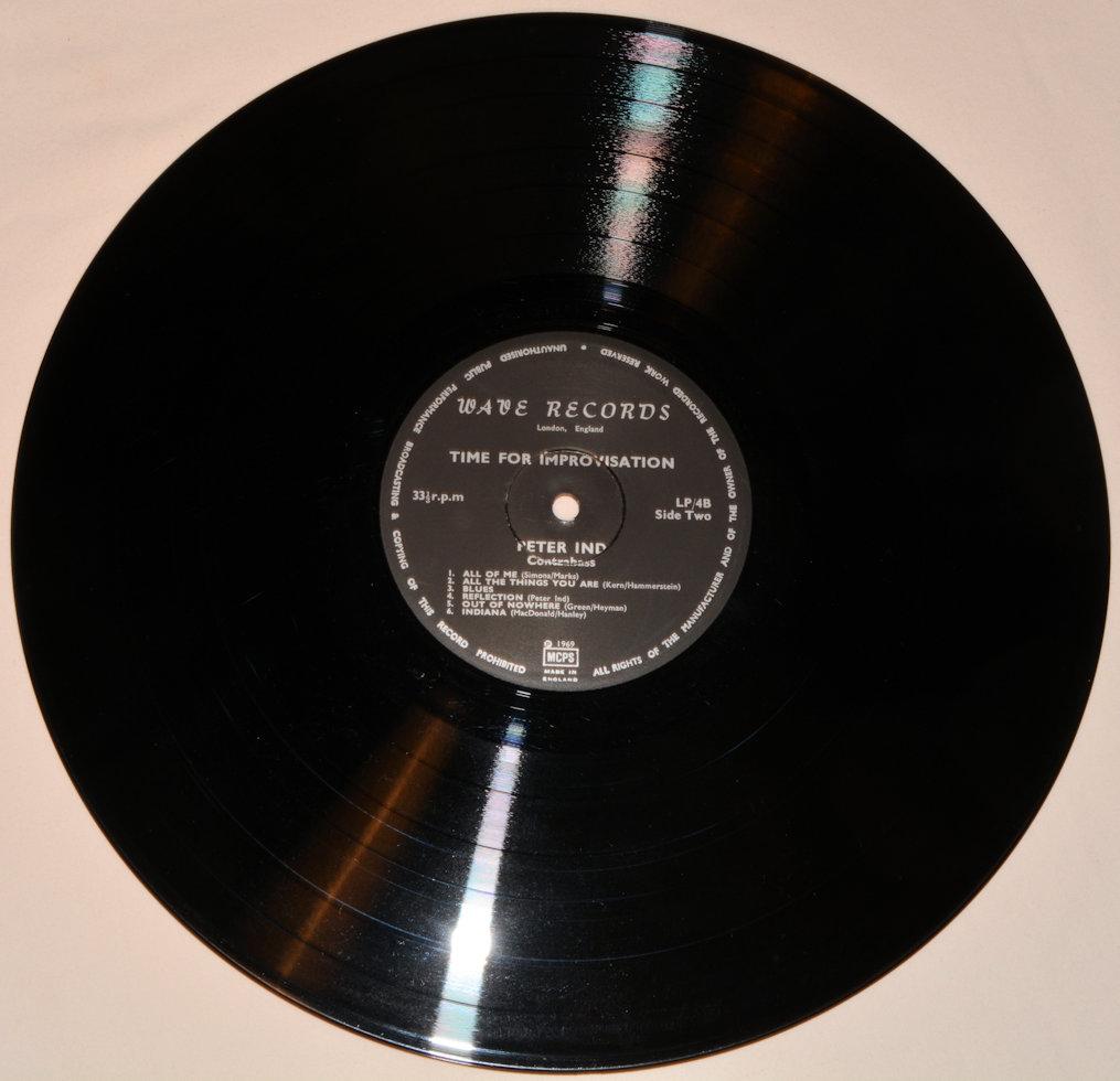 洋楽 Peter Ind-Time for Improvisation-LP UK Peter Ind – Time For Improvisation – Vinyl (LP), 1969