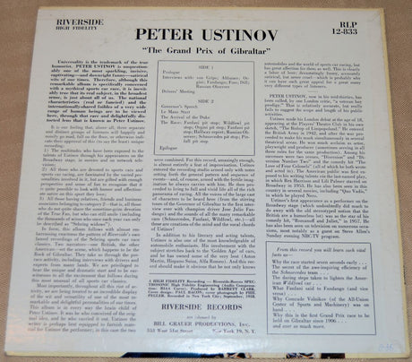 Ustinov, Peter - The Grand Prix Of Gibraltar