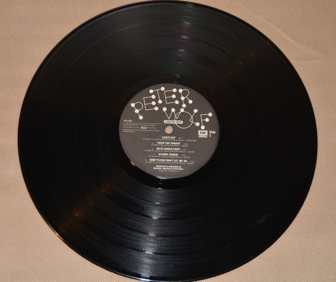 Peter Wolf - Lights Out, Vinyl Record Album LP, EMI America
