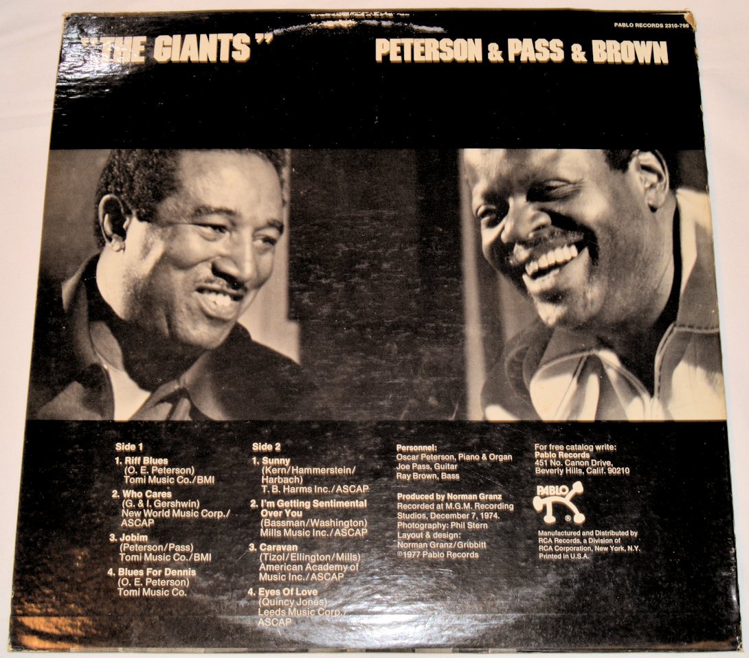 Peterson / Pass - The Giants