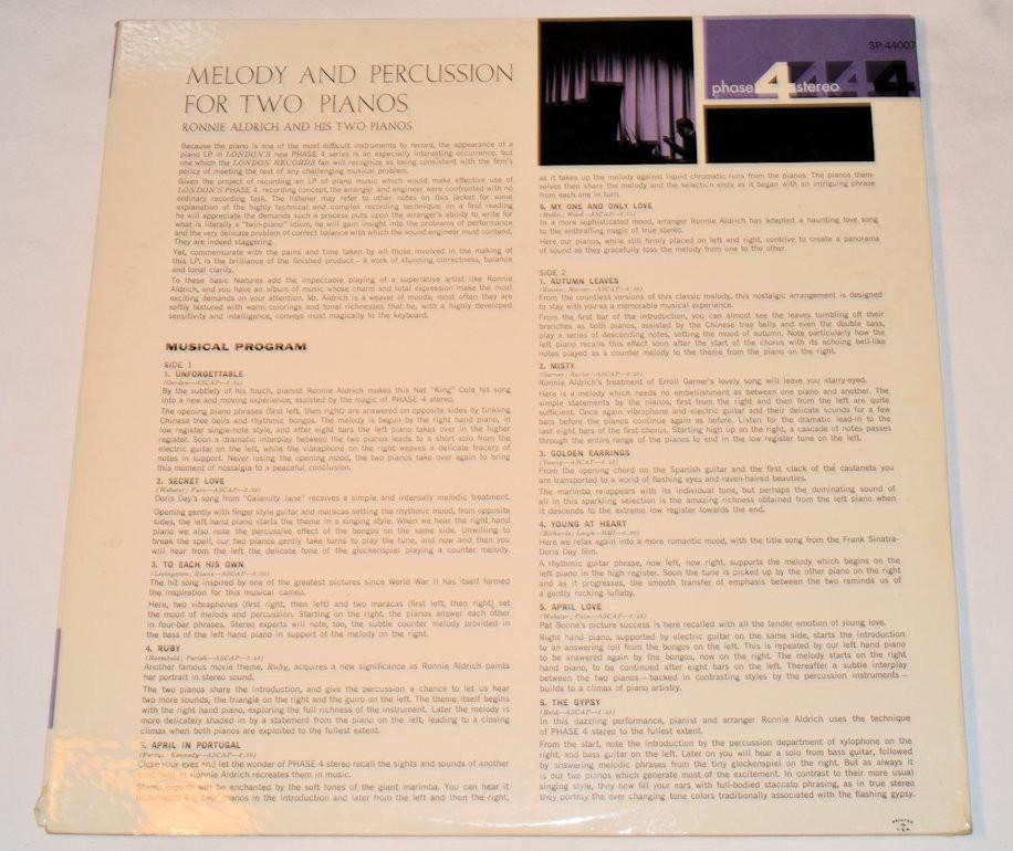 Phase 4 - Melody & Percussion for Two Pianos