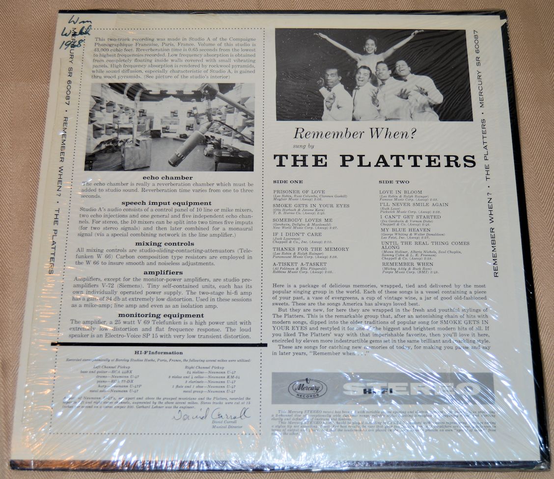 Platters, The - Remember When