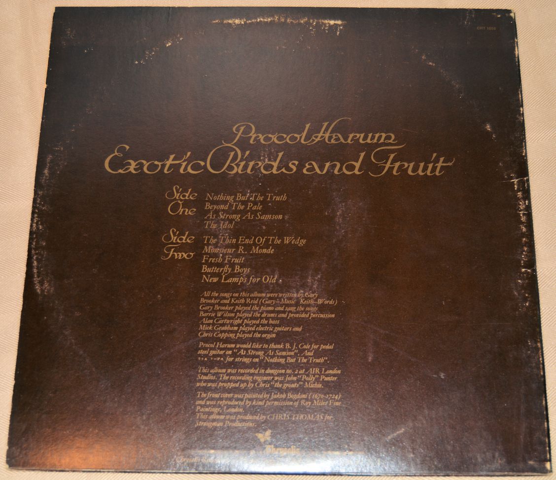 Procol Harum - Exotic Birds And Fruit