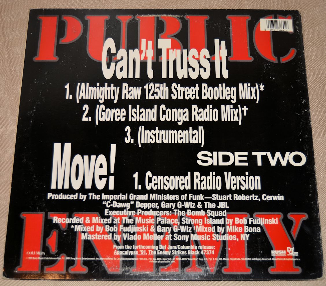 Public Enemy - Can't Truss It