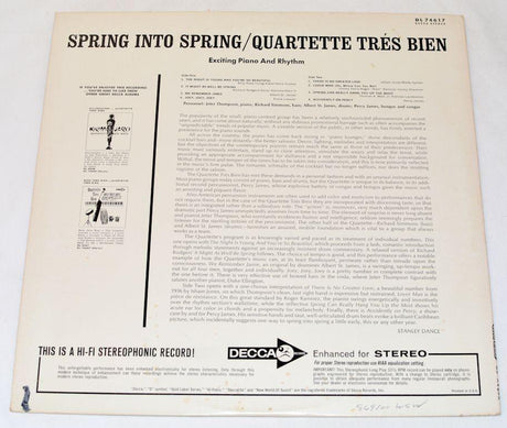 Quartette Tres Bien - Spring Into