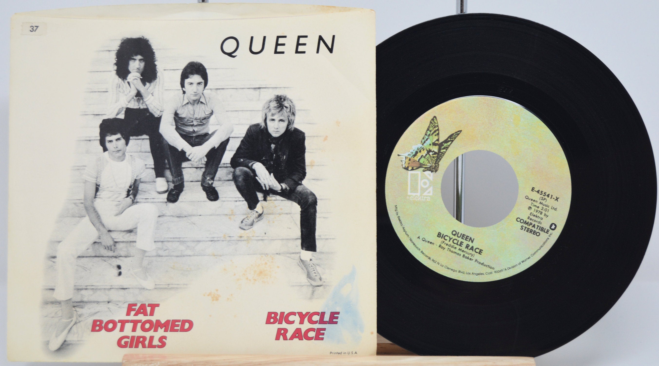 Queen fat bottomed girls vinyl record 7 inch 45rpm joe s albums