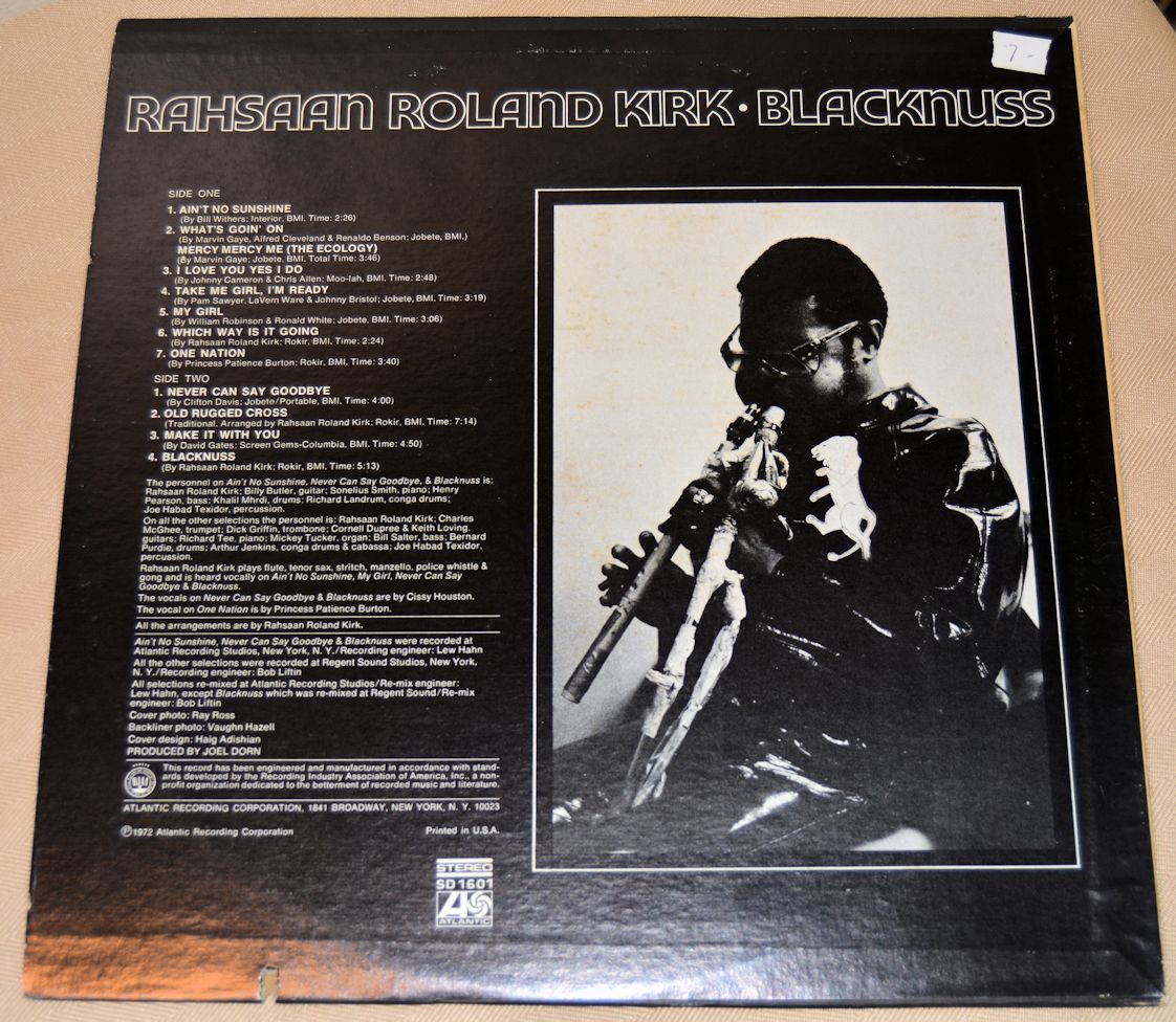 Kirk, Rahsaan Roland - Blacknuss