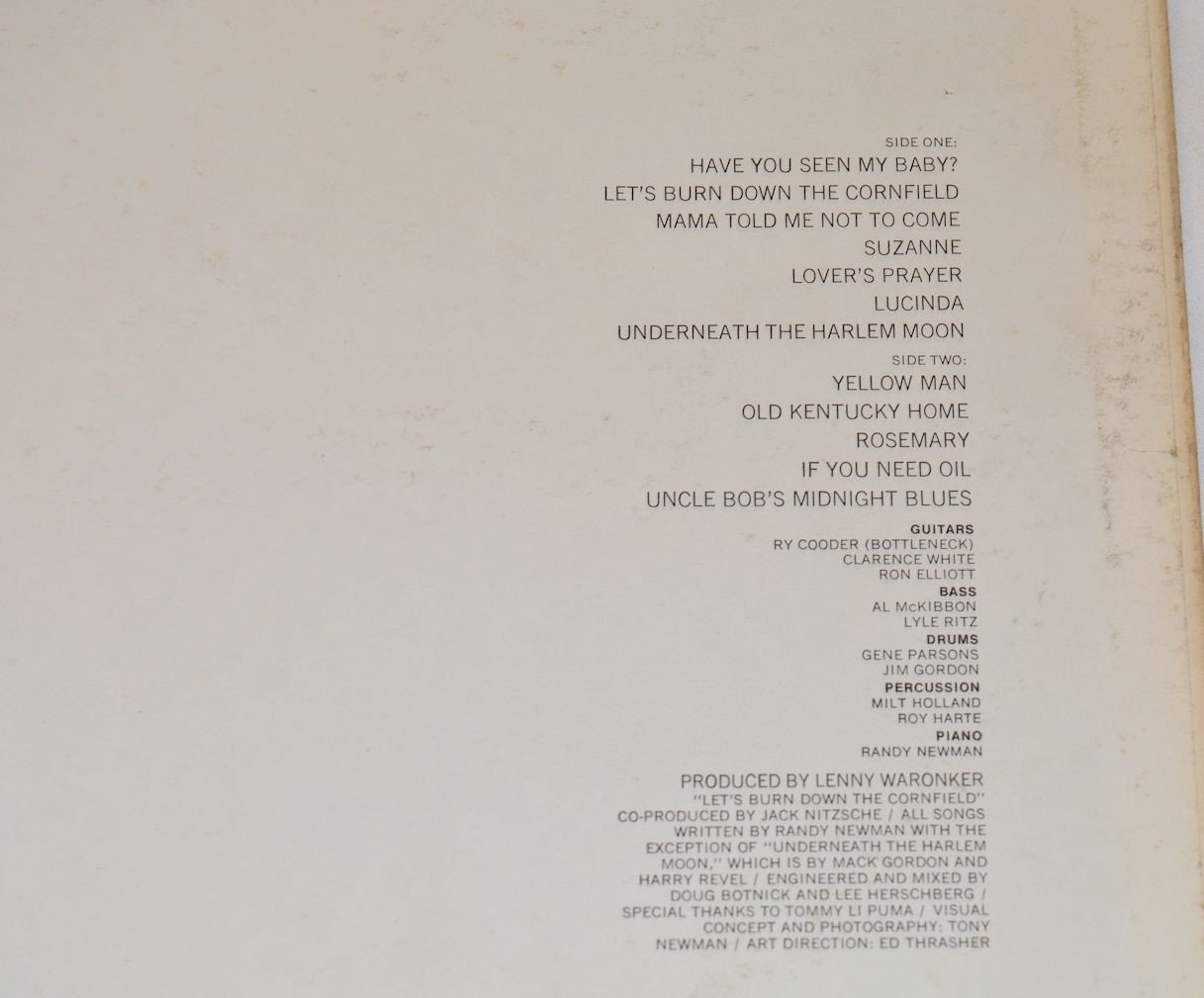 Newman, Randy - 12 Songs