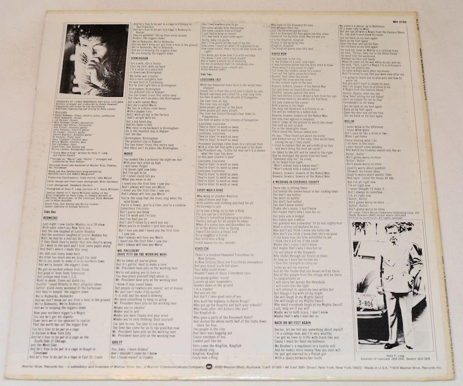 Newman, Randy - Good Old Boys