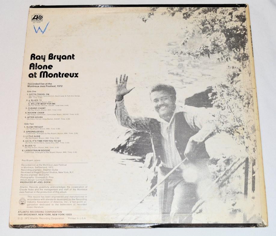 Bryant, Ray - Alone At Montreux