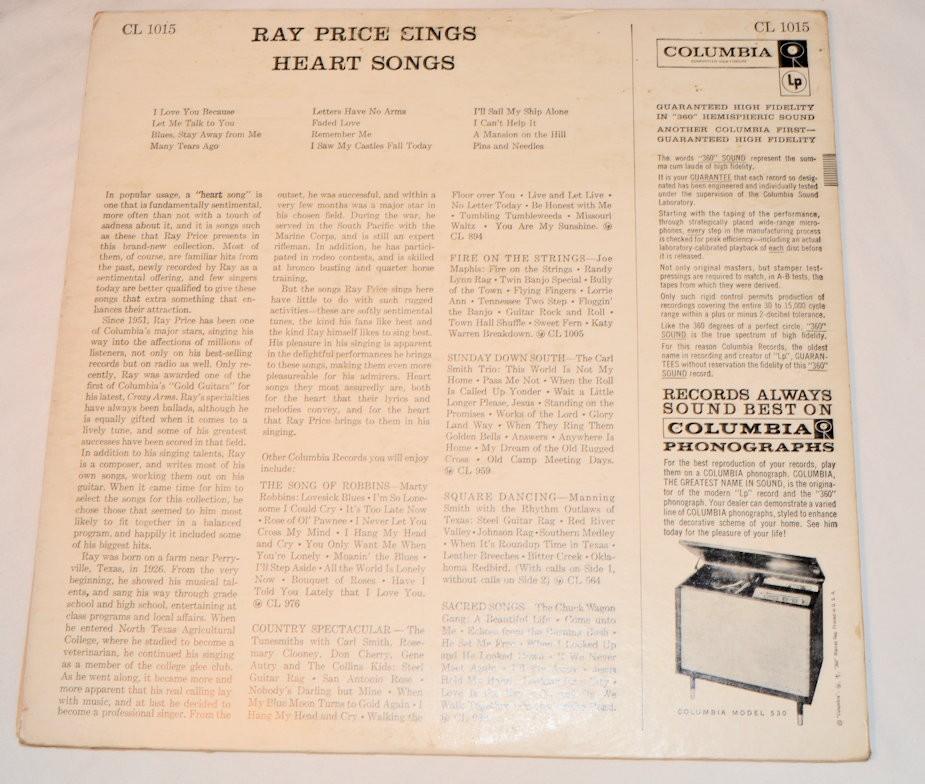 Price, Ray - Sings Heart Songs