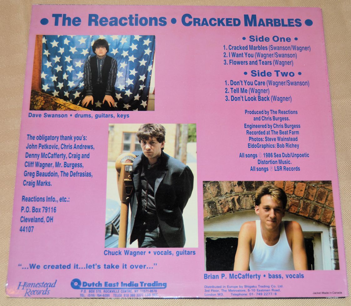 Reactions, The - Cracked Marbles