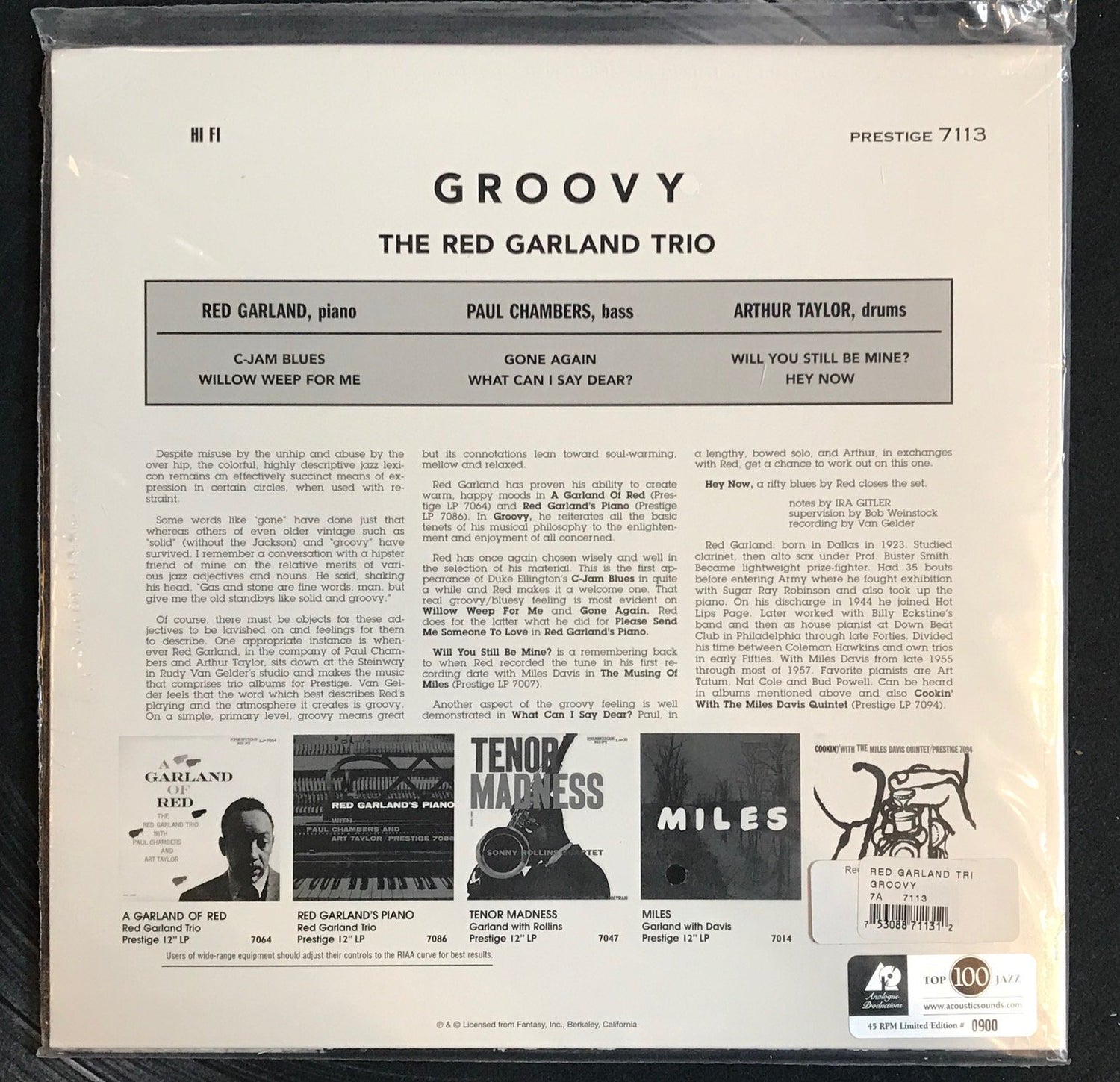 Garland, Red - Groovy (Aud)