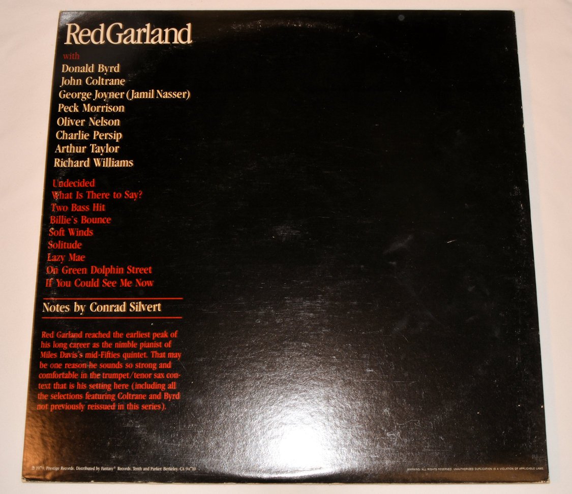 Garland, Red - Saying Something