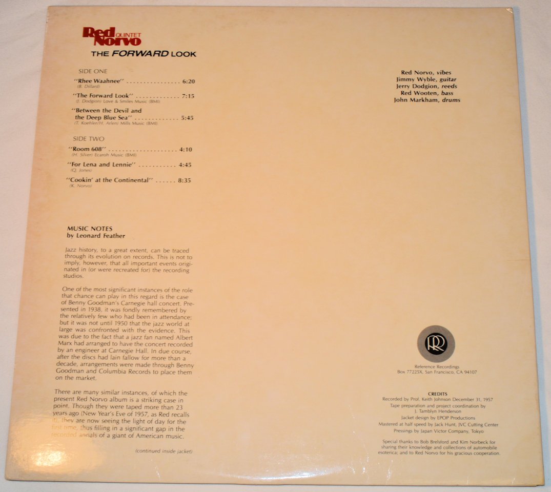 Norvo, Red - The Forward Look