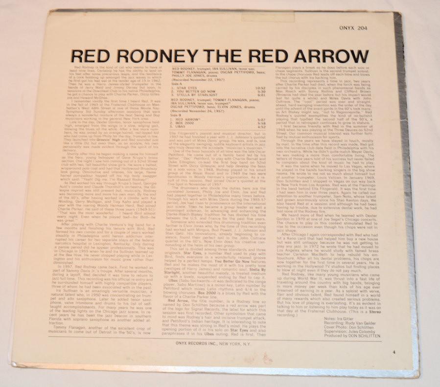 Rodney, Red - The Red Arrow