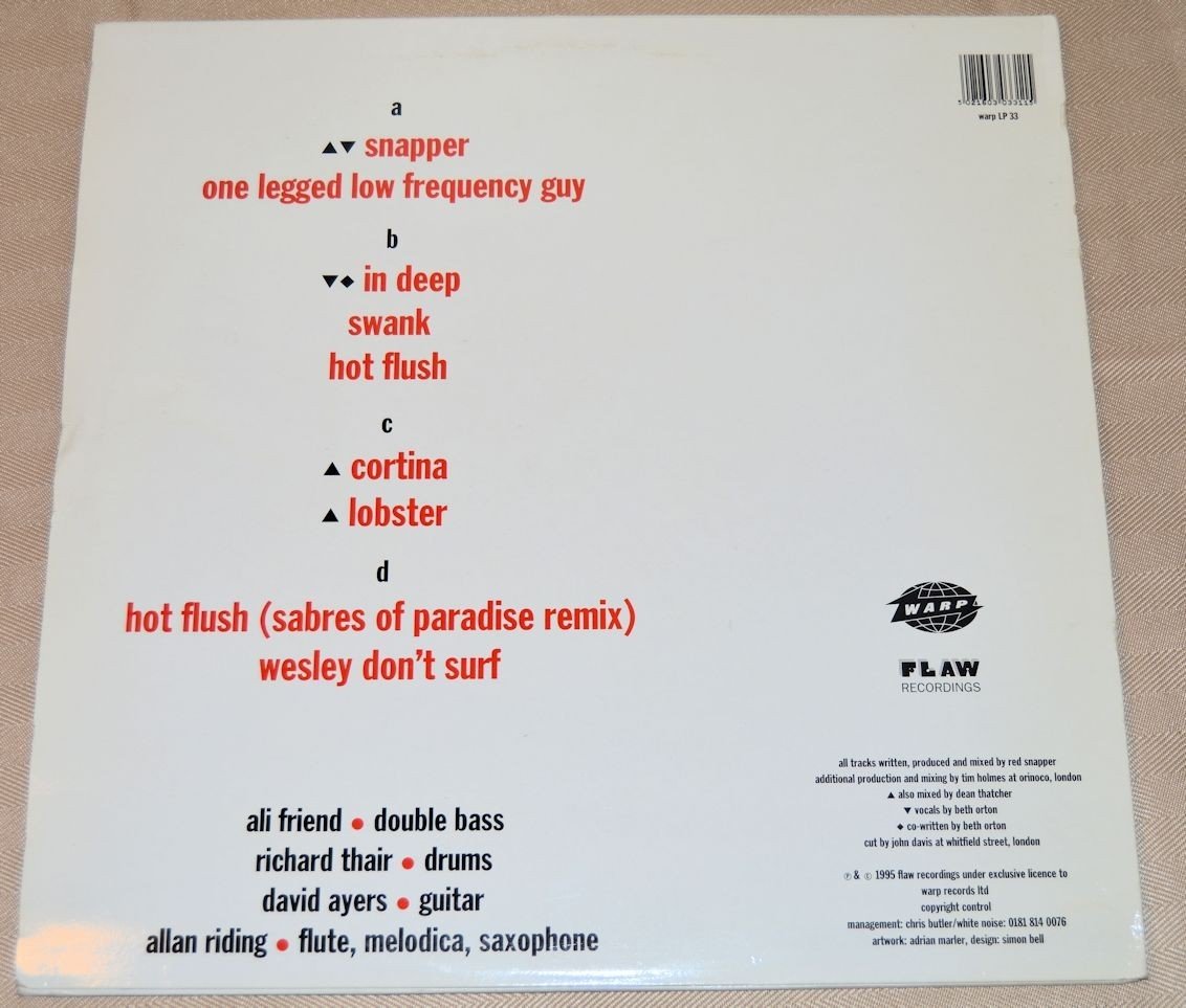 Red Snapper - Reeled And Skinned