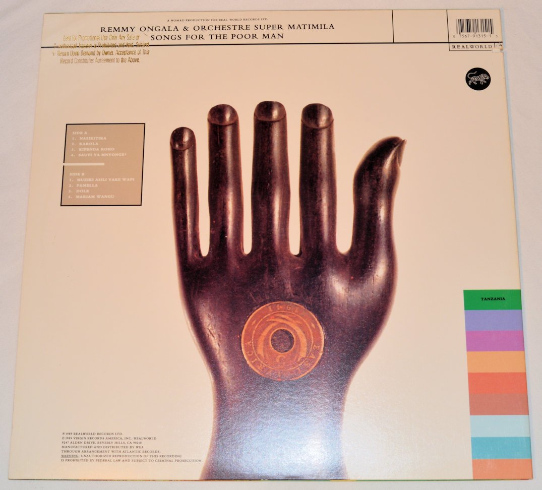 Ongala, Remy - Songs For The Poor Man