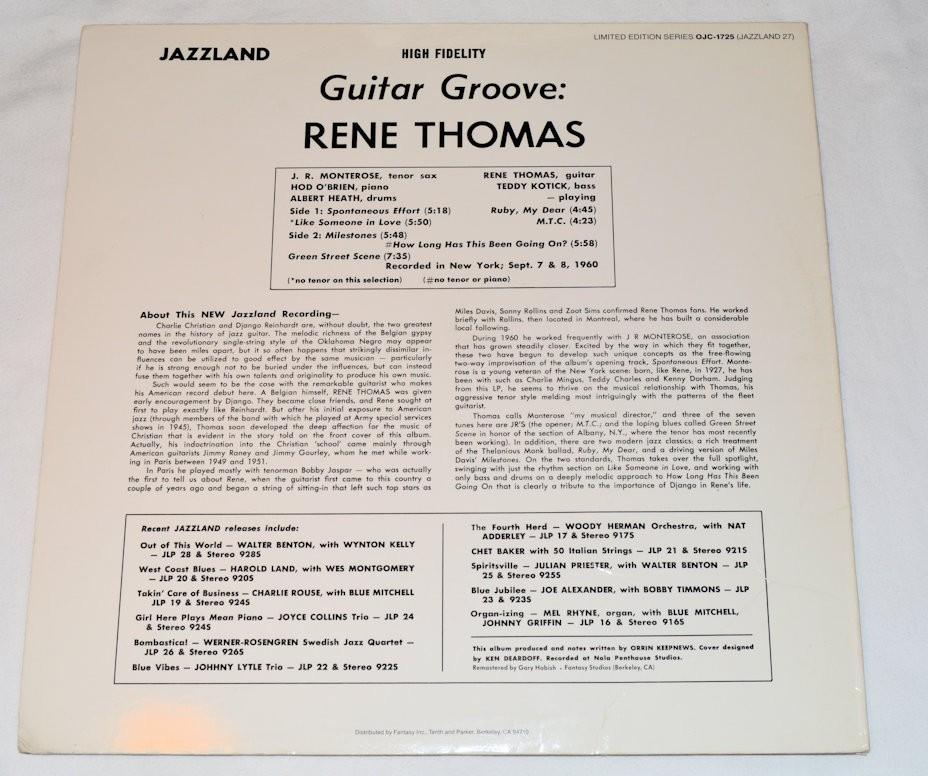 Thomas, Rene - Guitar Groove