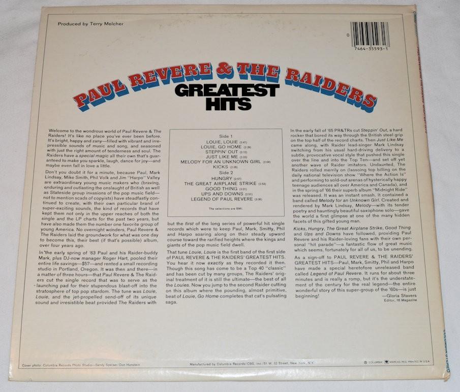 Revere, Paul - Greatest Hits