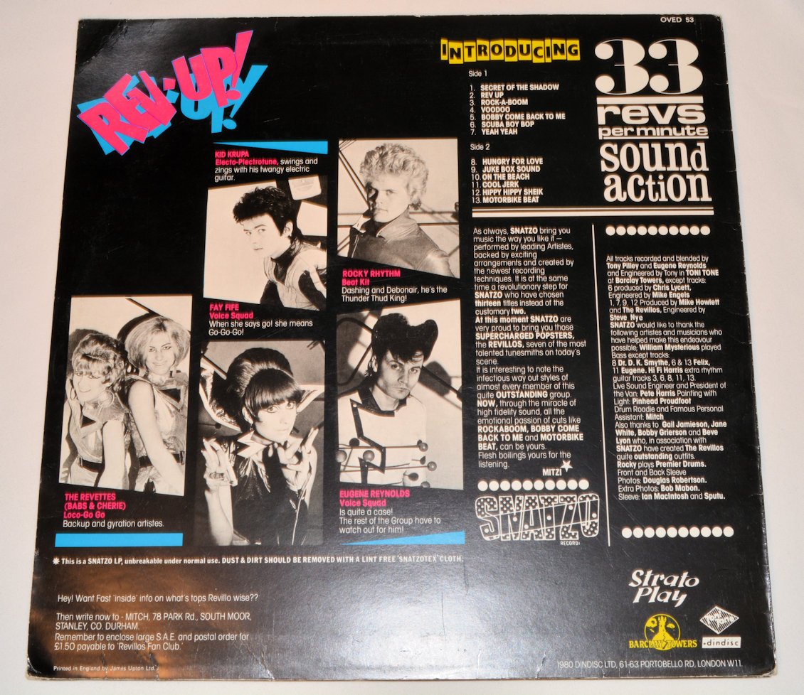 Revillos, The - Rev Up