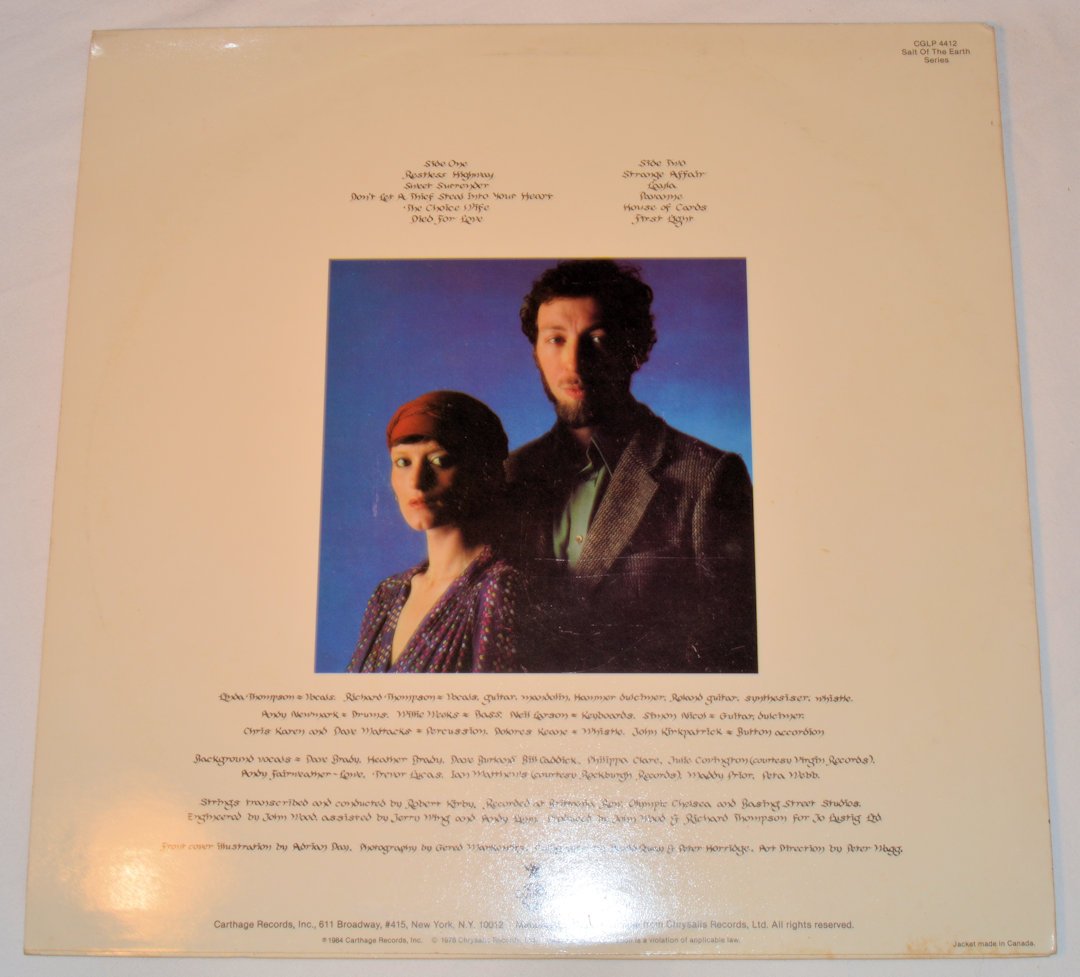 Thompson, Richard & Linda - First Light