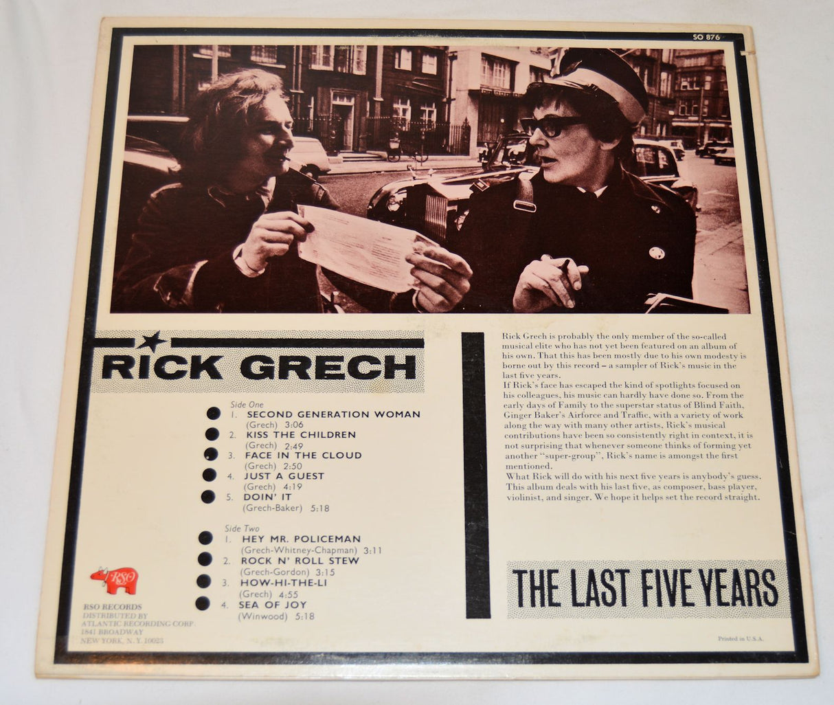 Grech, Rick - The Last Five Years