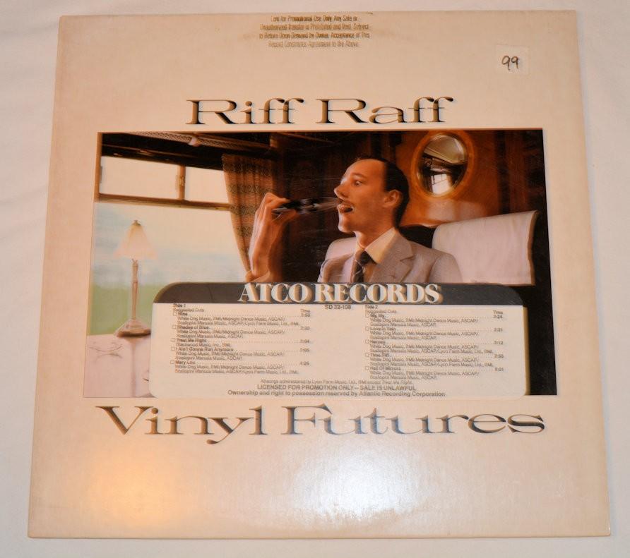 Riff Raff Rapper Albums Riff Raff - Vinyl Futures, Vinyl Record Album LP, ATCO, Atlantic – Joe ...