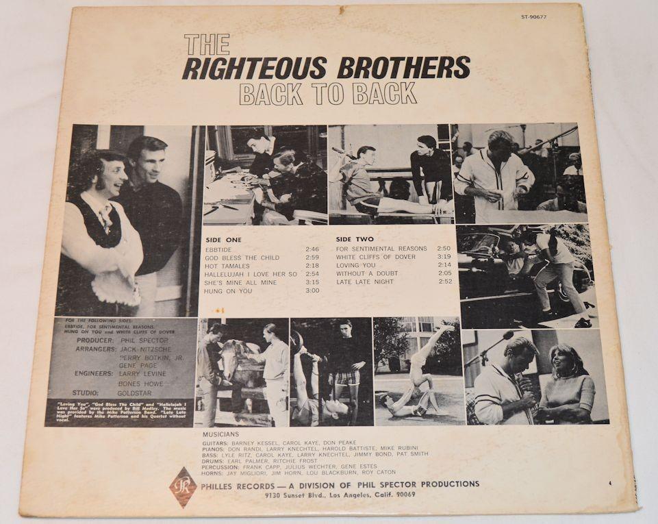 Righteous Brothers - Back To Back