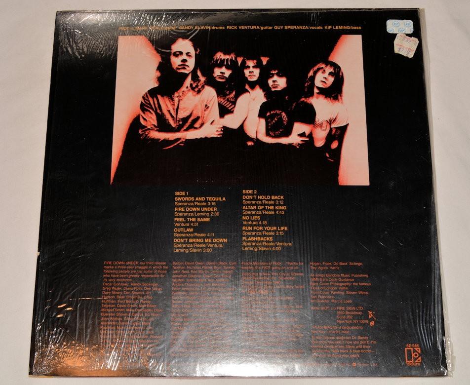 Riot - Fire Down Under