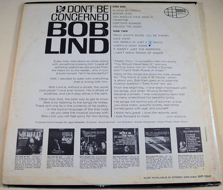 Lind, Bob - Don't Be Concerned