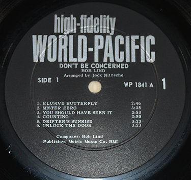 Lind, Bob - Don't Be Concerned