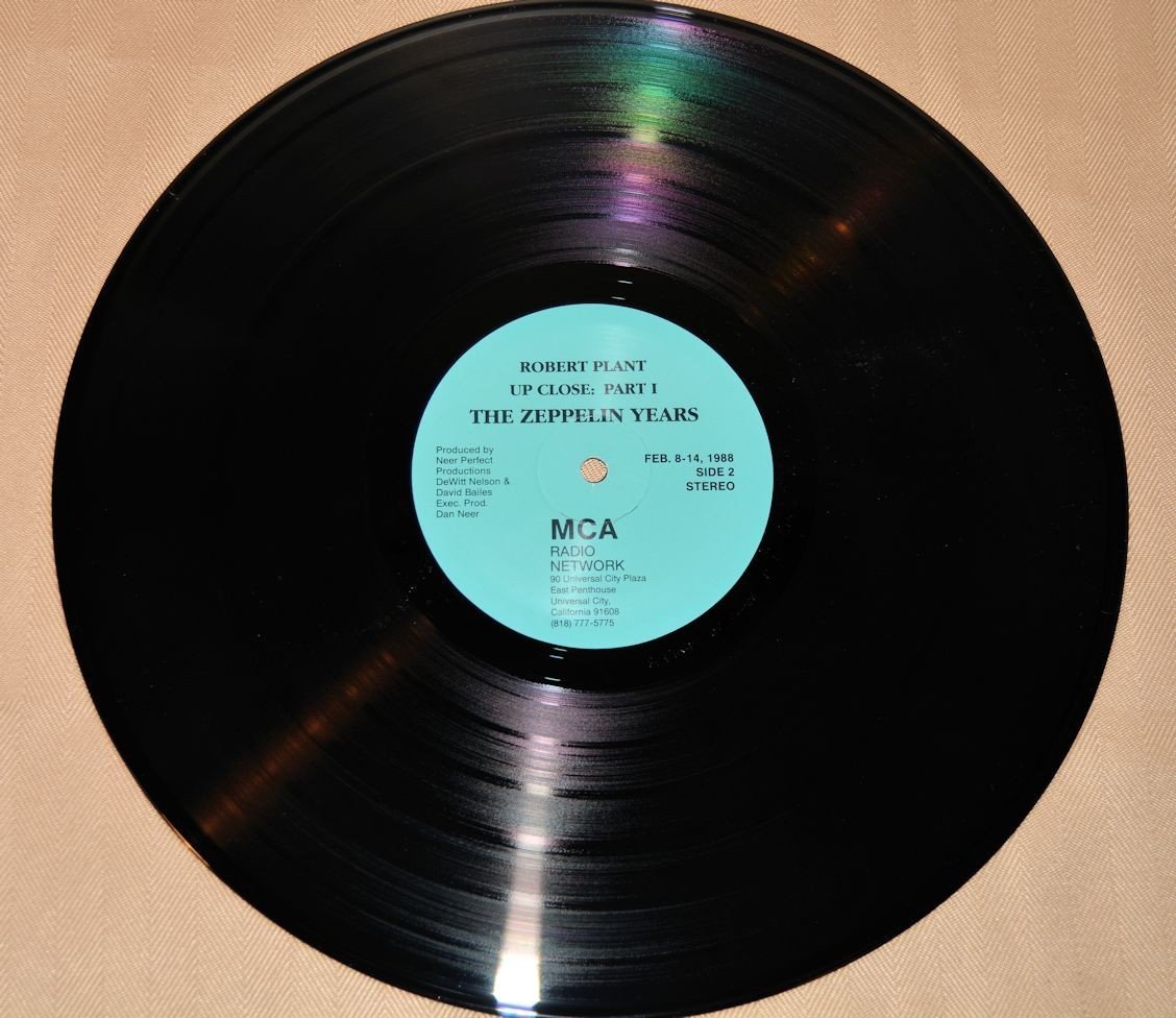 Plant, Robert - Up Close 1/30/88