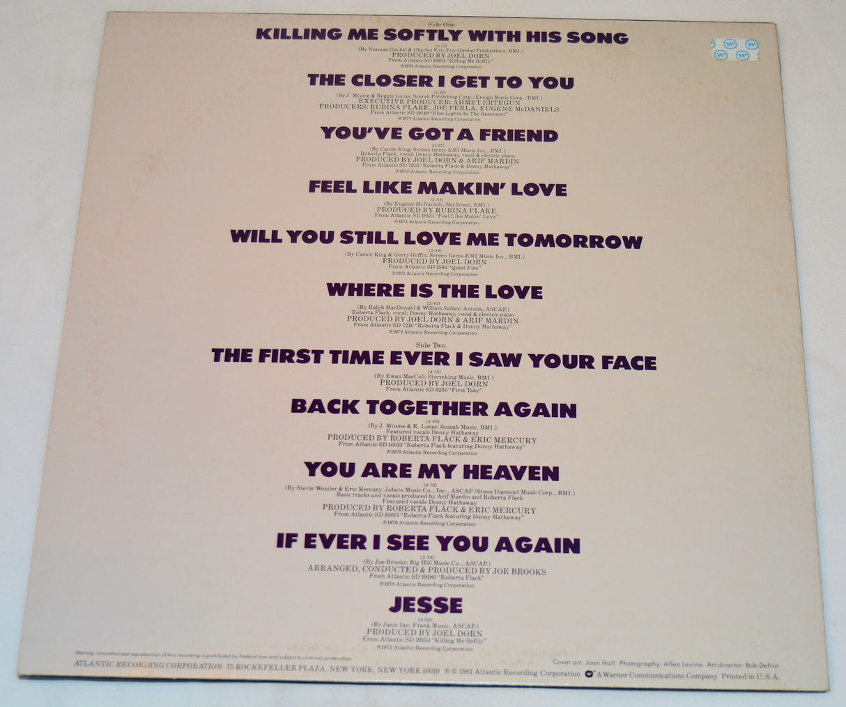 Flack, Roberta - The Best Of