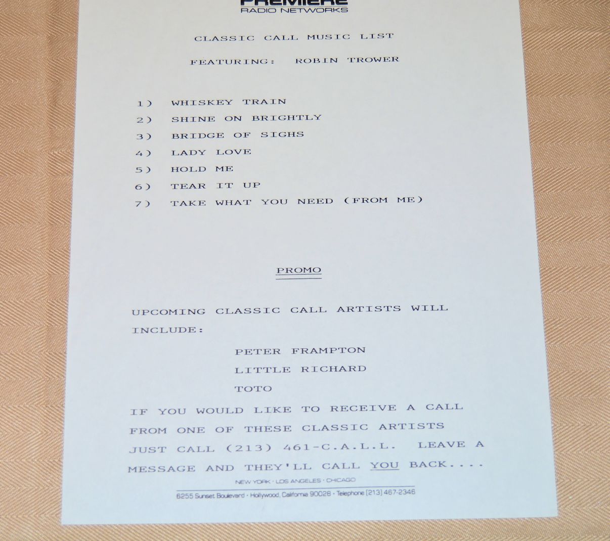 Trower, Robin - Classic Call