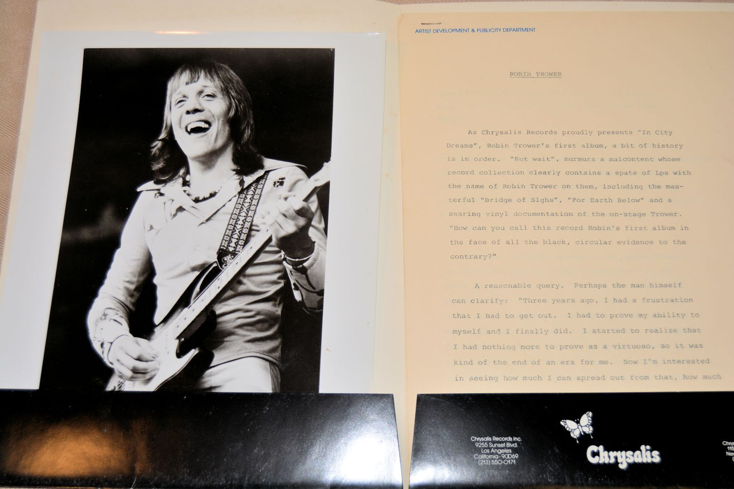 Trower, Robin - In City Dreams