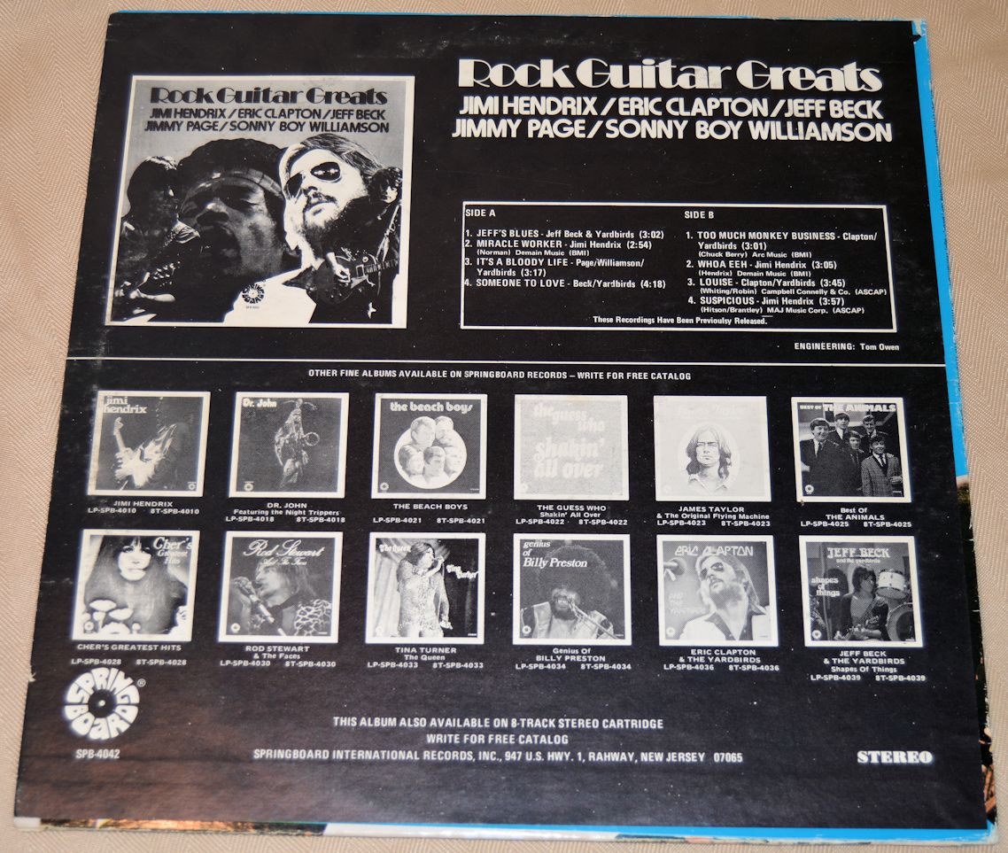 Various - Rock Guitar Greats