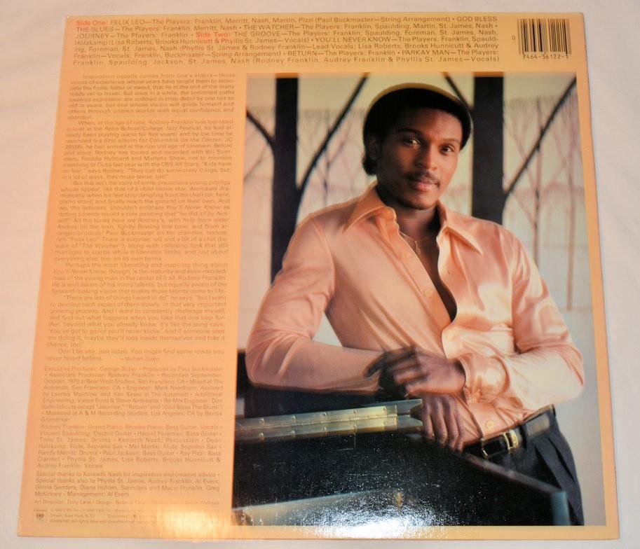 Franklin, Rodney - You'll Never Know