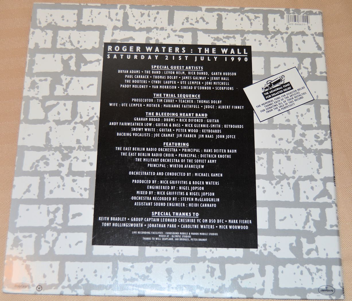 Waters, Roger - The Wall, Live In Berlin – Joe's Albums