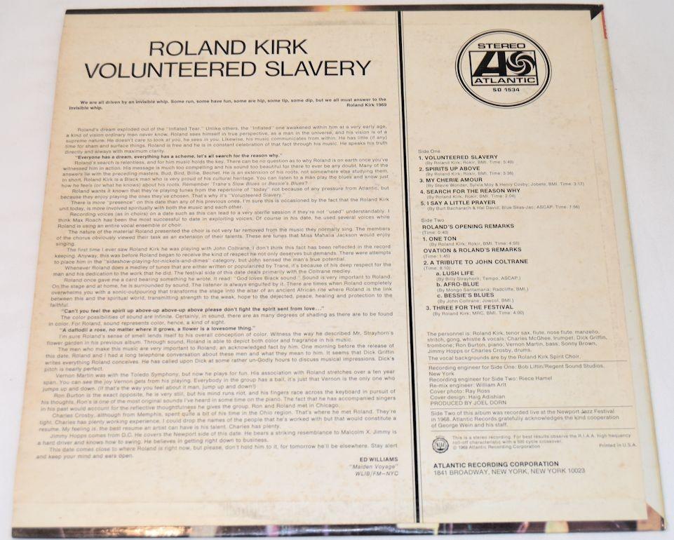 Kirk, Roland - Volunteered Slavery